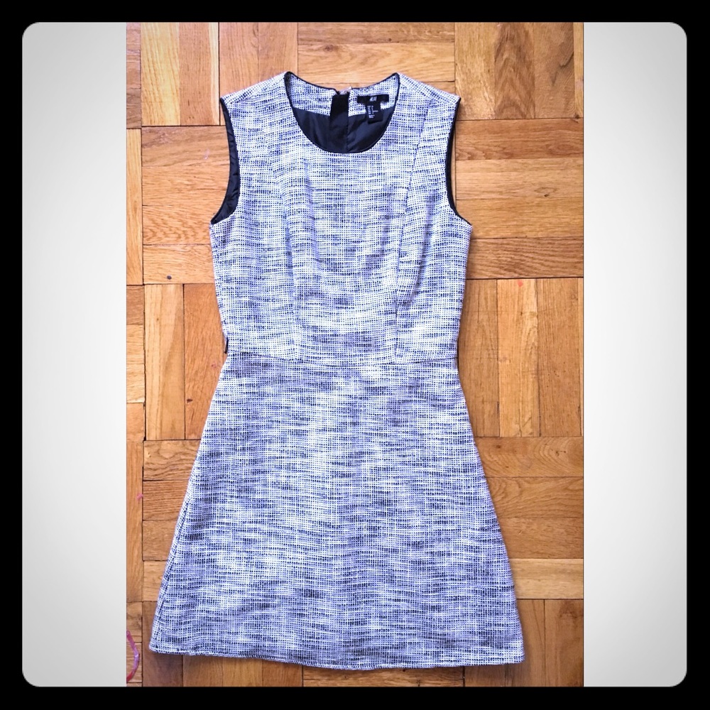 H&M Mini Dress Zipper Down Back